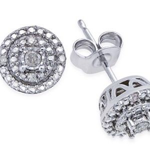 Stud Earrings (1/10 Ct. TW)